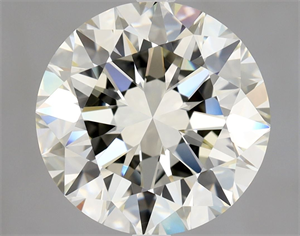 Picture of Natural Diamond 4.01 Carats, Round with Excellent Cut, L Color, VVS1 Clarity and Certified by GIA