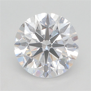Picture of Lab Grown Diamond 2.94 Carats, Round with Excellent Cut, D Color, VVS1 Clarity and Certified by GIA