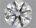 Natural Diamond 0.90 Carats, Round with Excellent Cut, D Color, SI1 Clarity and Certified by GIA