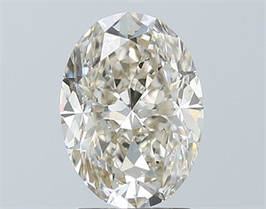 Foto Diamante Natural 2.01 quilates, Ovalado , Color L, claridad SI2 y certificado GIA de