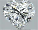 Natural Diamond 2.09 Carats, Heart with  Cut, E Color, VS2 Clarity and Certified by GIA