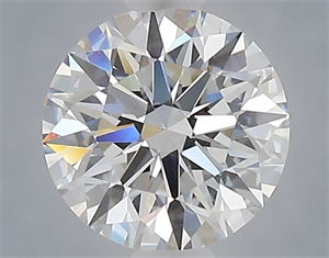 Picture of Lab Grown Diamond 1.09 Carats, Round with Ideal Cut, E Color, VVS2 Clarity and Certified by IGI