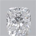Natural Diamond 3.23 Carats, Cushion with  Cut, D Color, IF Clarity and Certified by GIA
