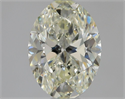 Diamante Natural 1.50 quilates, Ovalado , Color L, claridad SI2 y certificado GIA