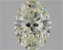 Diamante Natural 1.50 quilates, Ovalado , Color L, claridad SI2 y certificado GIA