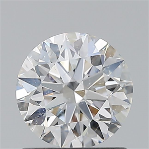 Foto Diamante Natural 0.80 quilates, Redondo , Color F, claridad SI2 y certificado GIA de