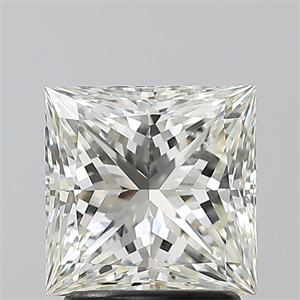 Picture of Natural Diamond 2.01 Carats, Princess with  Cut, J Color, VS1 Clarity and Certified by GIA