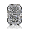 Natural Diamond 0.74 Carats, Radiant with  Cut, D Color, VS1 Clarity and Certified by GIA