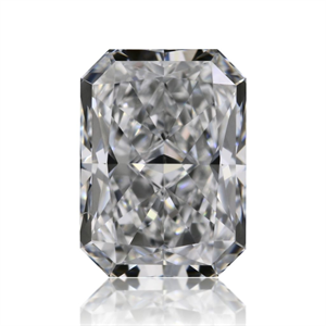 Picture of Natural Diamond 0.74 Carats, Radiant with  Cut, D Color, VS1 Clarity and Certified by GIA