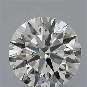 Picture of Natural Diamond 0.55 Carats, Round with Excellent Cut, H Color, VS1 Clarity and Certified by IGI