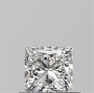 Foto Diamante Natural 0.50 quilates, Princesa , Color F, claridad VVS2 y certificado GIA de