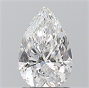 Natural Diamond 1.20 Carats, Pear with  Cut, E Color, SI2 Clarity and Certified by GIA