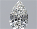 Natural Diamond 0.81 Carats, Pear with  Cut, G Color, IF Clarity and Certified by GIA
