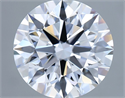 Lab Grown Diamond 2.79 Carats, Round with Excellent Cut, D Color, VVS2 Clarity and Certified by GIA