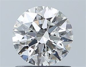 Foto Diamante Natural 0.83 quilates, Redondo , Color H, claridad SI2 y certificado GIA de