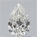 Natural Diamond 0.70 Carats, Pear with  Cut, H Color, VS1 Clarity and Certified by GIA