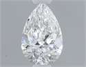 Diamante Natural 0.40 quilates, De pera , Color E, claridad VVS2 y certificado GIA