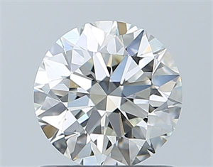 Picture of Natural Diamond 0.80 Carats, Round with Excellent Cut, I Color, VS2 Clarity and Certified by GIA