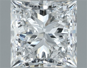 Picture of Natural Diamond 1.00 Carats, Princess with  Cut, E Color, VS1 Clarity and Certified by GIA