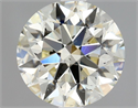 Natural Diamond 1.40 Carats, Round with Excellent Cut, M Color, SI2 Clarity and Certified by GIA