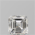 Diamante Natural 0.90 quilates, Asscher , Color G, claridad VVS1 y certificado GIA