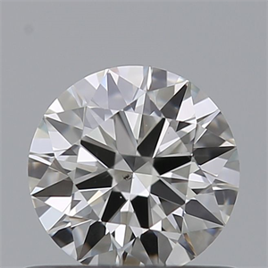 Picture of Natural Diamond 0.55 Carats, Round with Excellent Cut, I Color, SI1 Clarity and Certified by GIA