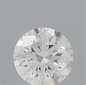 Picture of Natural Diamond 0.42 Carats, Round with Excellent Cut, F Color, SI2 Clarity and Certified by IGI