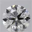 Natural Diamond 1.01 Carats, Round with Very Good Cut, D Color, SI2 Clarity and Certified by GIA