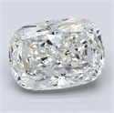 Natural Diamond 5.02 Carats, Cushion with  Cut, I Color, VS2 Clarity and Certified by GIA