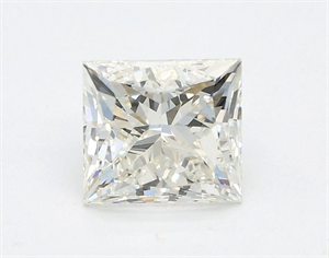 Picture of Natural Diamond 1.01 Carats, Princess with  Cut, J Color, VS2 Clarity and Certified by GIA