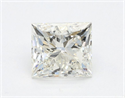Natural Diamond 1.01 Carats, Princess with  Cut, J Color, VS2 Clarity and Certified by GIA