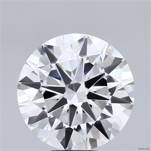 Picture of Lab Grown Diamond 8.01 Carats, Round with Excellent Cut, E Color, VVS2 Clarity and Certified by IGI