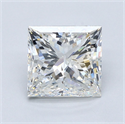 Diamante Natural 3.01 quilates, Princesa , Color D, claridad SI1 y certificado GIA
