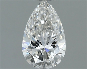 Picture of Natural Diamond 0.53 Carats, Pear with  Cut, I Color, VS1 Clarity and Certified by GIA