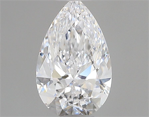 Picture of Natural Diamond 0.50 Carats, Pear with  Cut, D Color, VVS1 Clarity and Certified by GIA