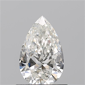 Picture of Natural Diamond 0.70 Carats, Pear with  Cut, H Color, SI1 Clarity and Certified by GIA