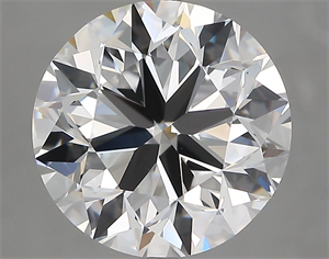 Picture of Natural Diamond 5.01 Carats, Round with Very Good Cut, D Color, VVS1 Clarity and Certified by GIA