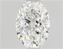 Diamante Natural 0.50 quilates, Ovalado , Color F, claridad VS1 y certificado GIA