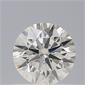 Natural Diamond 0.40 Carats, Round with Excellent Cut, H Color, VVS2 Clarity and Certified by IGI
