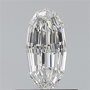 Foto Diamante Natural 0.50 quilates, Ovalado , Color F, claridad SI1 y certificado GIA de