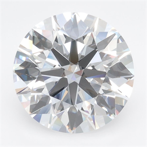 Picture of Lab Grown Diamond 3.95 Carats, Round with Ideal Cut, E Color, IF Clarity and Certified by IGI