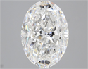 Natural Diamond 4.01 Carats, Oval with  Cut, E Color, SI1 Clarity and Certified by GIA