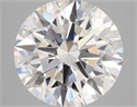 Lab Grown Diamond 3.57 Carats, Round with Ideal Cut, D Color, VS1 Clarity and Certified by IGI
