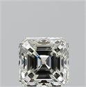 Diamante Natural 0.90 quilates, Asscher , Color J, claridad VS2 y certificado GIA