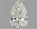 Diamante Natural 0.50 quilates, De pera , Color J, claridad SI2 y certificado GIA