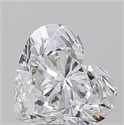 Natural Diamond 1.70 Carats, Heart with  Cut, D Color, SI2 Clarity and Certified by GIA