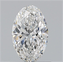 Natural Diamond 0.70 Carats, Oval with  Cut, E Color, VS1 Clarity and Certified by GIA