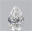 Natural Diamond 0.70 Carats, Pear with  Cut, F Color, VS2 Clarity and Certified by GIA