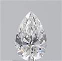 Diamante Natural 0.70 quilates, De pera , Color F, claridad VS2 y certificado GIA