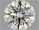 Natural Diamond 0.63 Carats, Round with Excellent Cut, K Color, SI1 Clarity and Certified by GIA